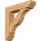 Ekena Millwork Funston Slat Smooth Bracket w/ Offset Brace, Western Red Cedar, 7 1/2"W x 32"D x 32"H BKT0806X32X32FST06SWR - alternate 1